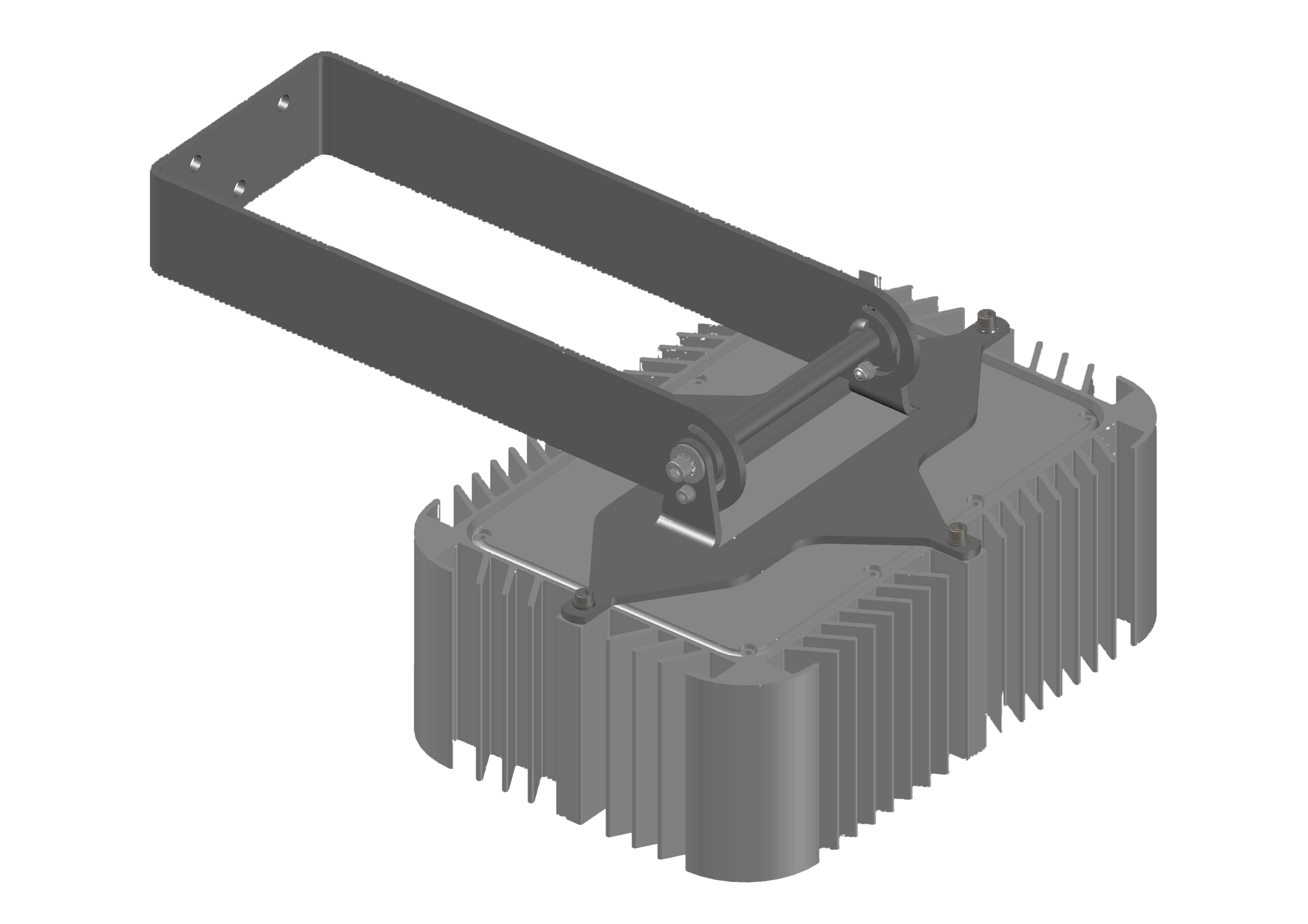 LAMPADA BRICK HB INOX CON ANCORAGGIO A MURO GRIGIO trs