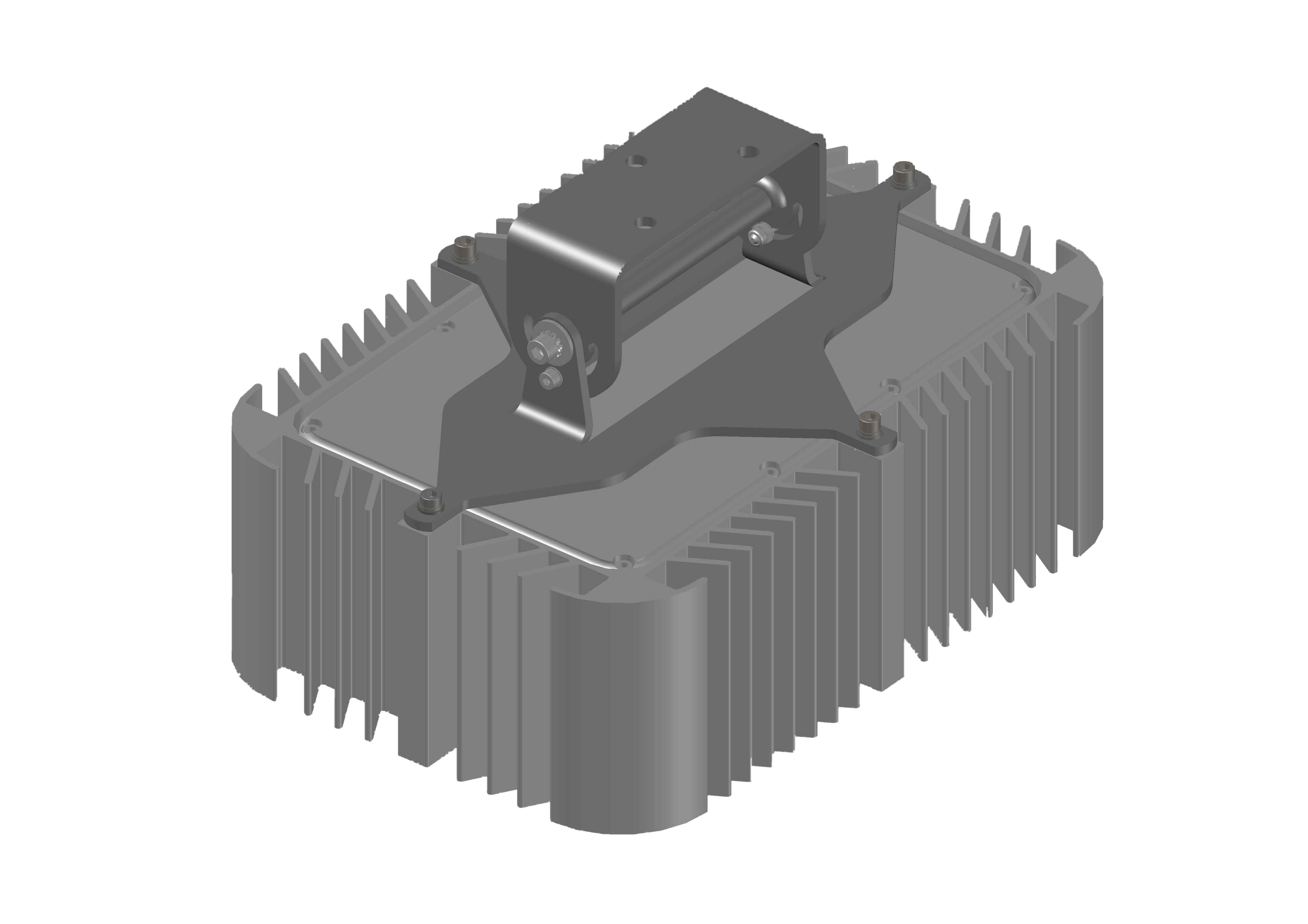 LAMPADA BRICK HB INOX CON ANCORAGGIO A SOFFITTO GRIGIO trs