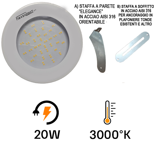 Girasole 20W 120° BASIC FRONT
